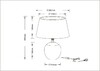 Миниатюра фото настольная лампа arte lamp scheat a5033lt-1wh | 220svet.ru