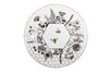 Миниатюра фото тарелка закусочная 19,5см garda decor 26fc-tar-honeycomb-19,5/1 | 220svet.ru