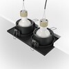 Миниатюра фото встраиваемый светильник maytoni technical zoom dl033-2-02b | 220svet.ru