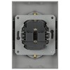 Миниатюра фото розетка эра arktik 16-2104-03 двойная с заземлением 2x2p+e schuko 16а-250в алюминий б0070446 | 220svet.ru