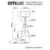 Миниатюра фото торшер на треноге citilux рейнер cl806022 | 220svet.ru