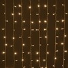 Миниатюра фото гирлянда занавес облегченный 2 x 1м тепло-белый 220в, 200 led провод прозрачный пвх ip54 ltc pcl200not-10-2ww | 220svet.ru