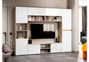Миниатюра фото стеллаж woodville алетра дуб крафт серый / глянец белый 580874 | 220svet.ru