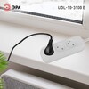 Миниатюра фото удлинитель электрический эра udl-10-3100 greenline 3 розетки без заземления 10м пвс 2x1мм2 б0065024 | 220svet.ru