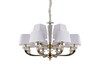 Миниатюра фото подвесная люстра newport 11408+4/c gold м0067899 | 220svet.ru