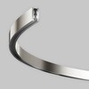 Миниатюра фото шинопровод магнитный накладной/подвесной maytoni flarity trx154-sr-d650-pt | 220svet.ru
