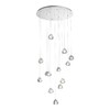 Миниатюра фото подвесная светодиодная люстра st luce waterfall sl6017.101.13 | 220svet.ru