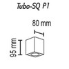 Миниатюра фото потолочный светильник topdecor tubo8 sq p1 28 | 220svet.ru