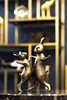 Миниатюра фото статуэтка танцующие кролики garda decor d1831 | 220svet.ru