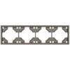 Миниатюра фото рамка для розеток и выключателей эра galaxy 15-5004-07 на 4 поста титан б0070870 | 220svet.ru