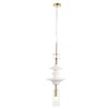 Миниатюра фото подвесной светильник crystal lux sp1.3 gold | 220svet.ru