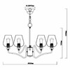 Миниатюра фото подвесная люстра rivoli fresco 5045-206 | 220svet.ru