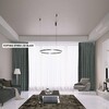 Миниатюра фото подвесной светодиодный светильник crystal lux fortuna sp88w led black | 220svet.ru
