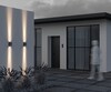 Миниатюра фото уличный настенный светодиодный светильник maytoni shell o570wl-l20b3k | 220svet.ru