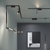 Миниатюра фото подвесной трековый магнитный светодиодный светильник elektrostandard flat magnetic alliet 85097/01 черный a063714 | 220svet.ru