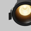Миниатюра фото встраиваемый светодиодный светильник maytoni dip dl115-10w-2.7k-b | 220svet.ru