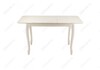 Миниатюра фото стол деревянный амато молочный | 220svet.ru