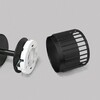 Миниатюра фото спот imex grido gx53 il.0005.2301-bk | 220svet.ru