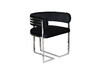 Миниатюра фото стул велюр garda decor gy-8504stul-chern | 220svet.ru