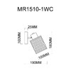 Миниатюра фото спот myfar cathy mr1510-1wc | 220svet.ru