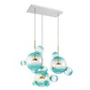 Миниатюра фото подвесной светодиодный светильник loft it bolle 2027-s3 blue | 220svet.ru