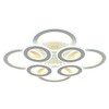 Миниатюра фото потолочная светодиодная люстра profit light 8005/4+4 wht | 220svet.ru