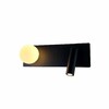 Миниатюра фото настенный светильник iledex telescope w4774-30 sbk | 220svet.ru