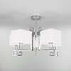 Миниатюра фото потолочная люстра eurosvet 60115/5 хром | 220svet.ru