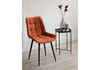 Миниатюра фото стул на металлокаркасе woodville челси к терракотовый (zd 432) / черный 632521 | 220svet.ru