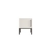 Миниатюра фото тумбочка с дверкой николь nln08 белый | 220svet.ru