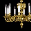 Миниатюра фото подвесная люстра artglass mona x. brass antique | 220svet.ru