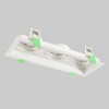 Миниатюра фото встраиваемый светильник crystal lux clt 068c3 wh | 220svet.ru
