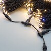 Миниатюра фото комплект 3 тепло-белых нити по 20м с мерцанием белого диода, 600 led, провод черный каучук 2,3мм, ip54 ltc eco600blw-11-1ww | 220svet.ru