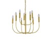 Миниатюра фото подвесная люстра newport 34909/c brass | 220svet.ru