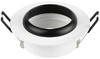 Миниатюра фото светильник встраиваемый алюминиевый эра kl109 wh/bk под лампу mr16 gu5.3 белый/черный матовый б0061828 | 220svet.ru