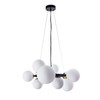 Миниатюра фото подвесная люстра arte lamp gemini a2243sp-10bk | 220svet.ru