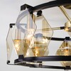 Миниатюра фото потолочная люстра eurosvet 60126/8 черный smart | 220svet.ru