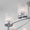 Миниатюра фото потолочная люстра eurosvet 60127/8 хром | 220svet.ru