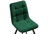 Миниатюра фото стул на металлокаркасе woodville чилли зеленый  / черный 474489 | 220svet.ru