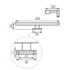 Миниатюра фото настенный светодиодный светильник kanlux astim ip44 8w-nw-w 34931 | 220svet.ru
