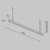 Миниатюра фото линейный светильник maytoni подвесные линейные светильники ll312031 | 220svet.ru