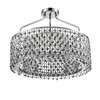 Миниатюра фото потолочная люстра на штанге хрустальная lumion layla 8244/6c хром | 220svet.ru