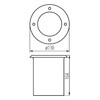 Миниатюра фото грунтовый светильник kanlux berg ad-7o 36430 | 220svet.ru