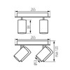 Миниатюра фото спот kanlux evalo el-4o w-sr 35696 | 220svet.ru