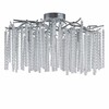 Миниатюра фото потолочная люстра lumion miss 6521/6c серебристая | 220svet.ru