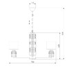 Миниатюра фото подвесная люстра eurosvet 10099/8 хром/прозрачный хрусталь strotskis | 220svet.ru