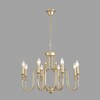 Миниатюра фото подвесная люстра lumion suana 8318/8 шампань | 220svet.ru