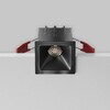 Миниатюра фото встраиваемый светодиодный светильник maytoni alfa led dl043-01-10w4k-sq-b-1 | 220svet.ru