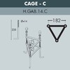 Миниатюра фото парковый фонарь fumagalli nebo ofir/g300 3l g30.202.r30.wze27 | 220svet.ru
