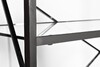Миниатюра фото стеллаж garda decor gy-sh8711bl прозр/темн.хром  | 220svet.ru